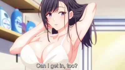 Bathroom Heat: A Couple’s Intimate Game of Tease and Touch – Hentai