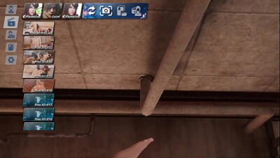 Leon is having fun with the queen. Resident Evil 3D hentai game.