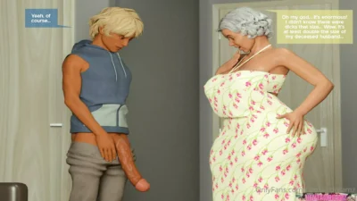 My Girlfriend’s Grandma Wants My Big Cock