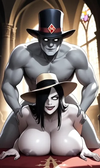 vampires girls get sex with demon (Ai animation)