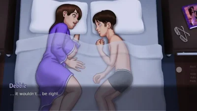 Big aunty make hot seen with anon in summer time saga