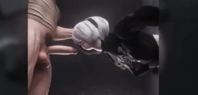 Realistic animation of two girls and 1 boy fuck the round