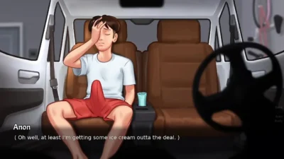 Hentai cartoon character in summer time saga new